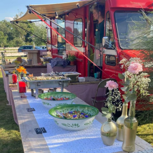 buffet met bus